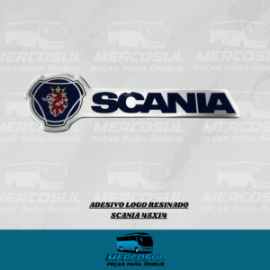 ADESIVO LOGO RESINADO SCANIA 45X14